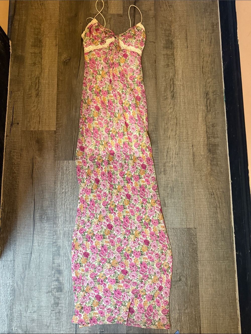 Princess Polly Pink Floral Slip Dress